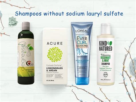 best shampoo without sodium lauryl sulfate.